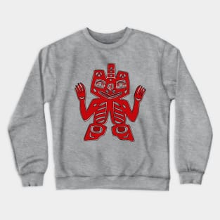 Tribal Design Crewneck Sweatshirt